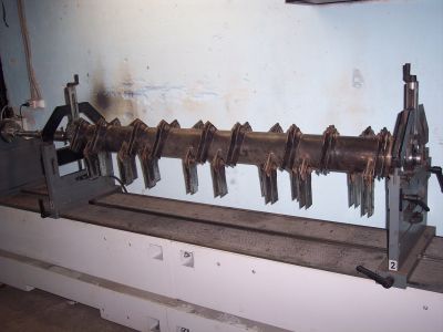 Восстановление шеек подшипника измельчителя